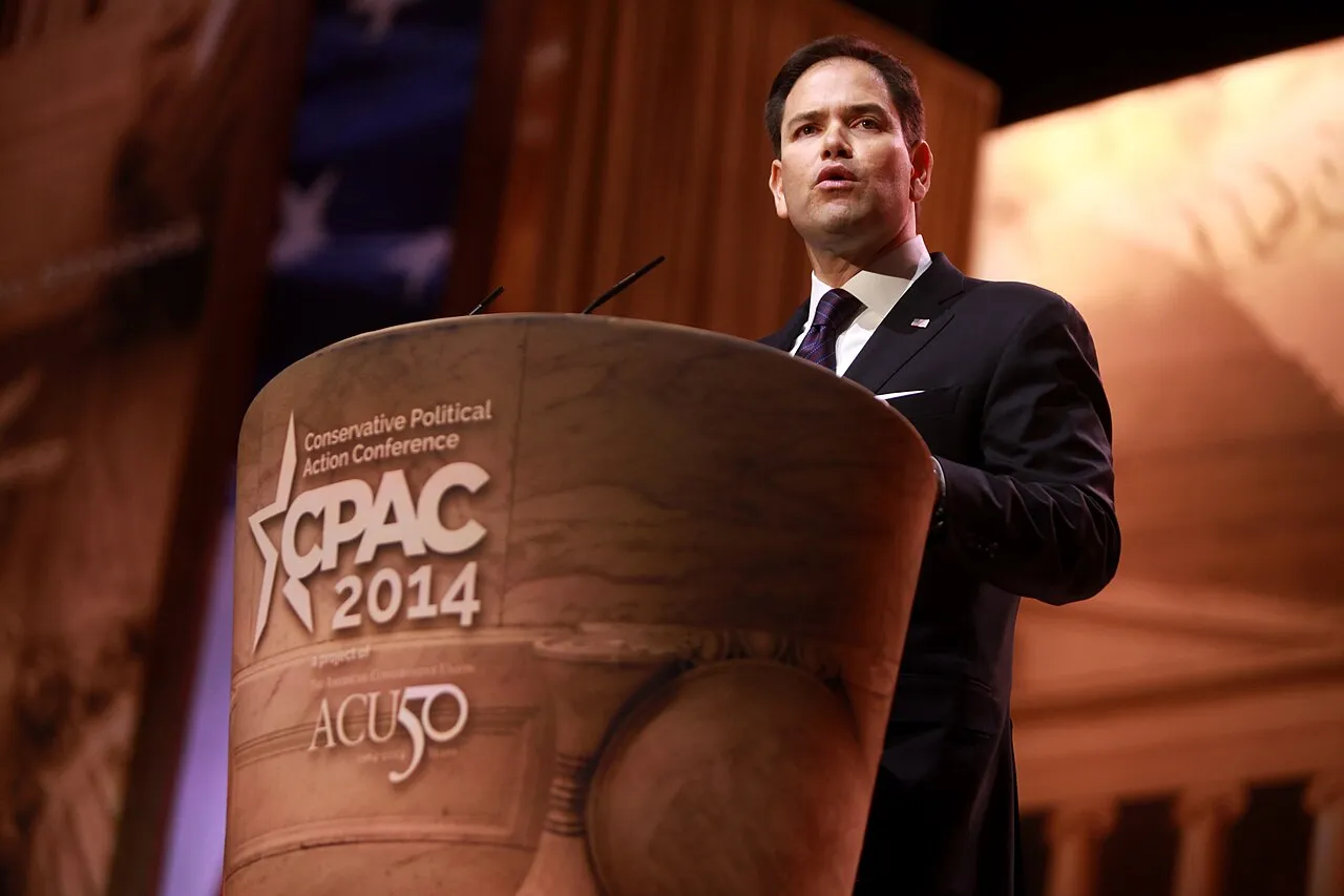 Marco Rubio, de Amerikaanse minister van Buitenlandse Zaken die Athene bezoekt voor strategisch overleg